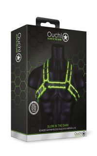 Harness Bulldog Ouch! świecący L/XL, zdjęcie 2