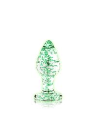 Ouch! Glass Glow Analplugg Medel Lysande, bild 6