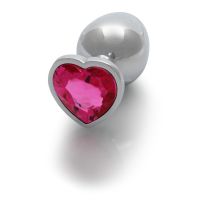 Ouch! Herz Gem Buttplug, Metall, Groß, Bild 5