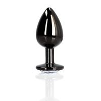Ouch! Plug Anal Gema Redonda, Metal, Pequeno