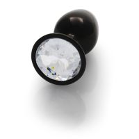 Ouch! Plug Anal Gema Redonda, Metal, Pequeno, imagem 5