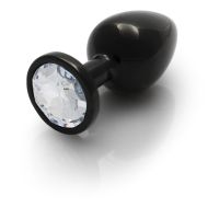 Ouch! Round Gem Metal Medium Gunmetal anaalitappi, kuva 6