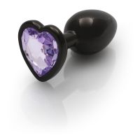 Ouch! Herz Gem Metal Plug Klein Amethyst, Bild 6