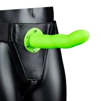 Ouch! Glow Curved Strap-on Neon Green