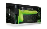 Strap-on creux strié brillant testicules Ouch!, photo 2