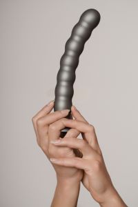 Ouch! Beaded Silikon G-Spot Dildo 20,5 cm, Bild 6