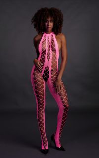 Ouch! Halsband-bodystocking UV-aktiverad, bild 3