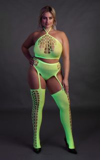 Ouch! Grecian Crop with Garter Belt Stockings, picture 3