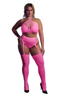 Ouch! Grecian Crop with Garter Belt Stockings, picture 7