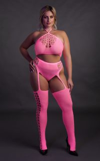 Ouch! Grecian Crop with Garter Belt Stockings, picture 9