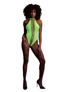 Ouch! High-Cut Body with Halter Neck