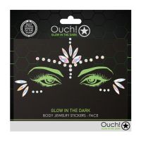 Ouch Glow Body Jewelry Stickers Face Adhesive, picture 2
