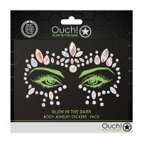 Ouch Glow Body Jewelry Stickers Face Adhesive, billede 2