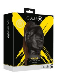 Ouch! Mesh Hood with Brown Ponytail Attachment, bild 2