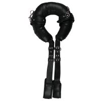 Ouch! Gepolsterter Sling mit Handgelenk- und Oberschenkelbschellen, Bild 4