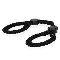 Ouch! Adjustable Rope-Style Hand Cuffs Black, picture 4