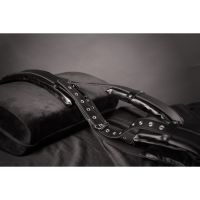 Ouch! Schwarz Gepolstert Oberschenkel Sling, Verstellbar Tiefe, Bild 5