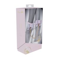 Ouch! Paris Bonded Leder Bein-Fesseln Rosa, Bild 2