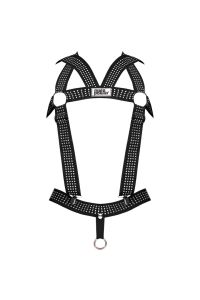 Male Power musta harness metallinasteilla, kuva 2