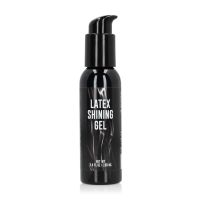 Latex shining gel för gummiplagg