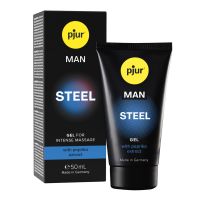 Gel da Massaggio Pjur MAN Steel Riscaldante Frizzante 50ml