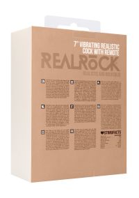 RealRock Vibrator mit Realistischem Hodensack und Kopf-Detail, 18-cm, Bild 3