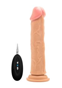 RealRock Vibrating Dildo with Veined Shaft, 23 cm
