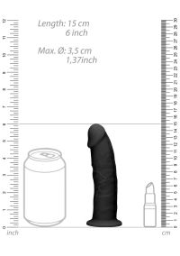 RealRock Dildo Silicone 15cm Sem Bolas, imagem 6