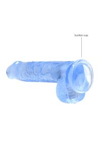 RealRock Blue Realistic Dildo with Balls, picture 4