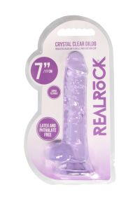 Gode RealRock réaliste violet shaft texturé, photo 2