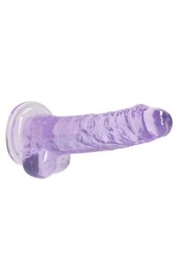 Gode RealRock réaliste violet shaft texturé, photo 3