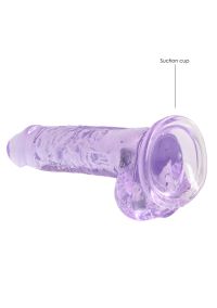 Gode RealRock réaliste violet shaft texturé, photo 4