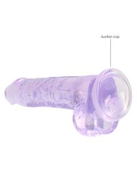 RealRock Fioletowy Większy Dildo 16cm Długi, zdjęcie 4
