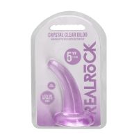 Gode cristal transparent RealRock 11,5 cm forme polyvalente avec ventouse, photo 2