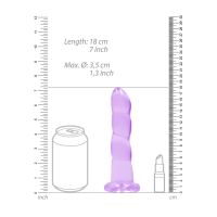 RealRock by Shots Dildo Roxo com Glande Volumosa, imagem 4