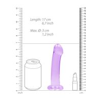 RealRock by Shots Purpurowy Crystal Dildo, zdjęcie 4