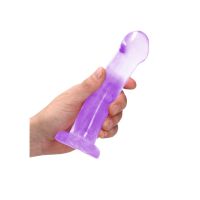 RealRock by Shots Purpurowy Crystal Dildo, zdjęcie 5