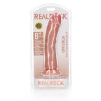 RealRock Flesh Realistic Dildo, Extended Curved, picture 2