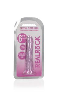 RealRock Pink Straight Dildo 15cm Suction, picture 2