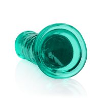 RealRock Dildo Reto Turquesa com Base Montagem 20cm, imagem 4
