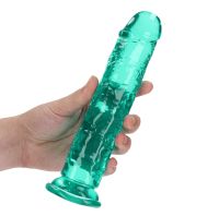 RealRock Dildo Reto Turquesa com Base Montagem 20cm, imagem 6