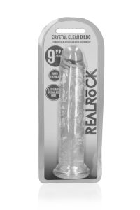 RealRock Klarer Straight Dildo 23cm Breit, Bild 2