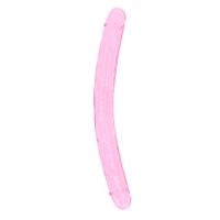 RealRock Pink Realistic Double Dildo Rosa 34 cm