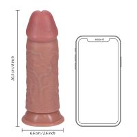RealRock Extra-Tjock Dildo utan kulor 20 cm, bild 5
