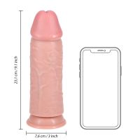 RealRock Extra-Grube Proste Gładkie Dildo 23cm, zdjęcie 6