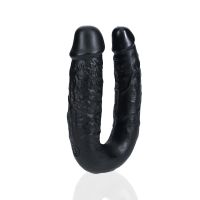 RealRock U-formad dubbeldildo, beige, bild 7