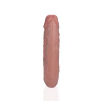 RealRock U-formad dubbeldildo, beige, bild 17