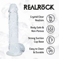 RealRock Dildo com Base Textured Esculpida, imagem 12