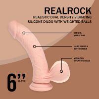 RealRock Dual Dichte Realistischer Vibrator Gewichtet 15-cm, Bild 6