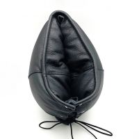 Red Leather Padded Sensory Isolation Hood, Full Coverage, picture 2